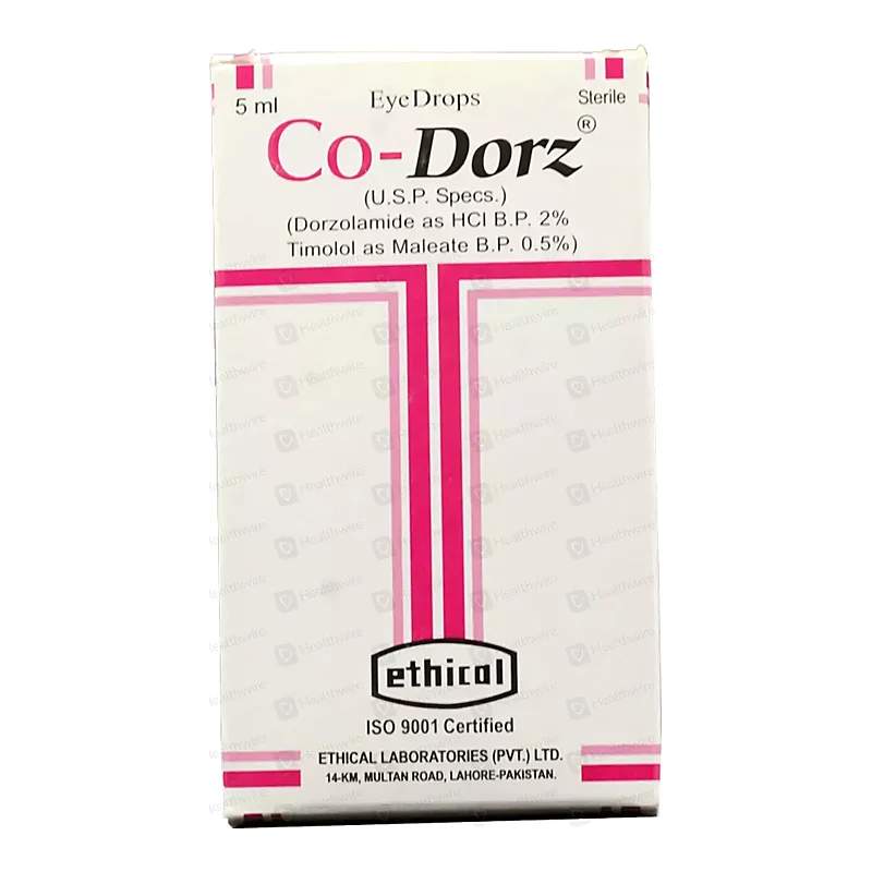 Co-Dorz (2/0.5%) 5Ml Eye Drops — authentic medicine packaging