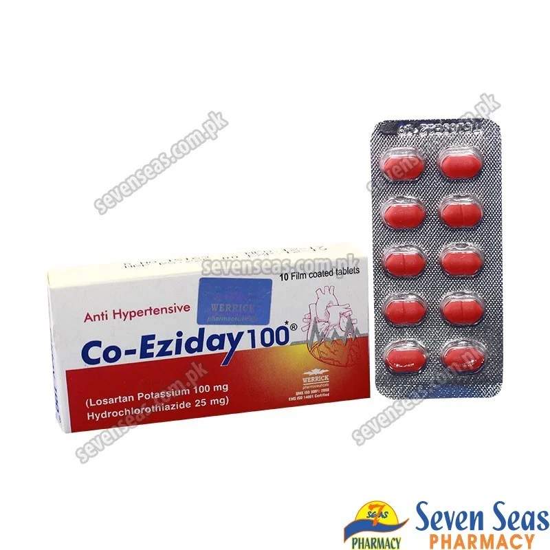 Co-Eziday (100/25Mg) 10 Tablets — authentic medicine packaging