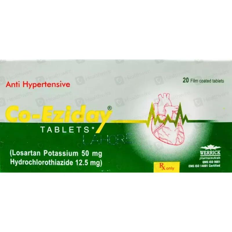 Co-Eziday (50/12.5Mg) 20 Tablets