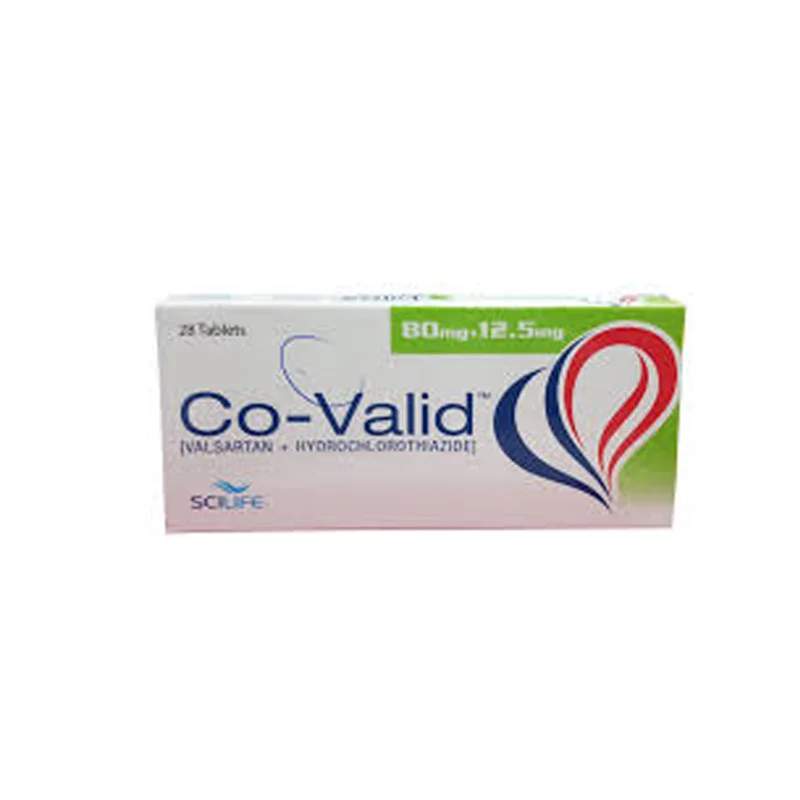 Co-Valid (80/12.5Mg) 28 Tablets — authentic medicine packaging