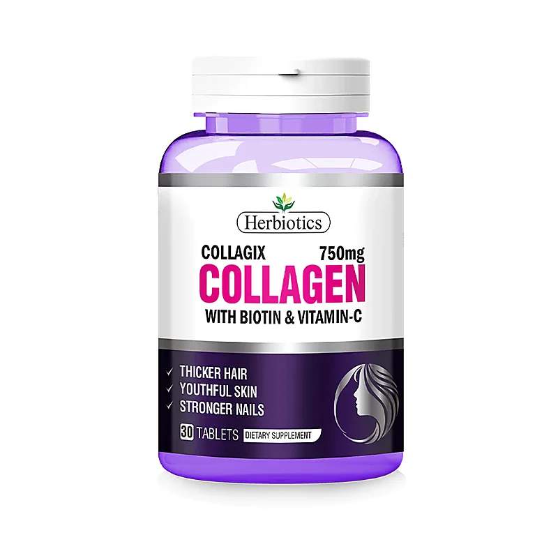Collagix Collagen (Biotin+Vitamin C) 30 Tablets — authentic medicine packaging