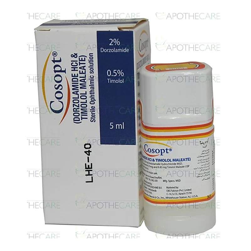 Cosopt (5Ml) Eye Drops — authentic medicine packaging