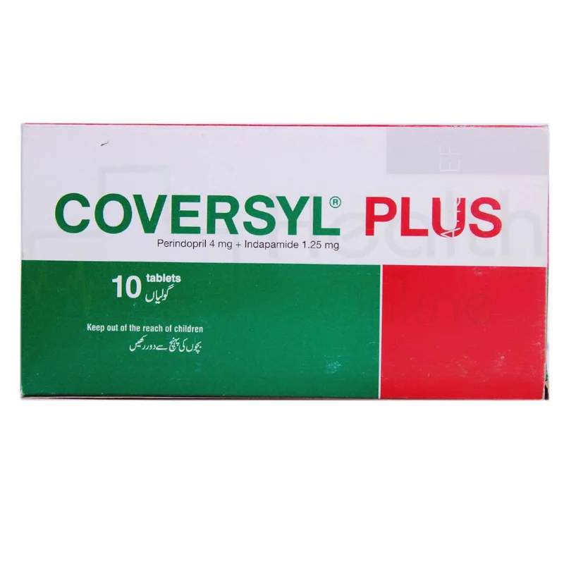 Coversyl Plus (4/1.25Mg) 10 Tablets — authentic medicine packaging