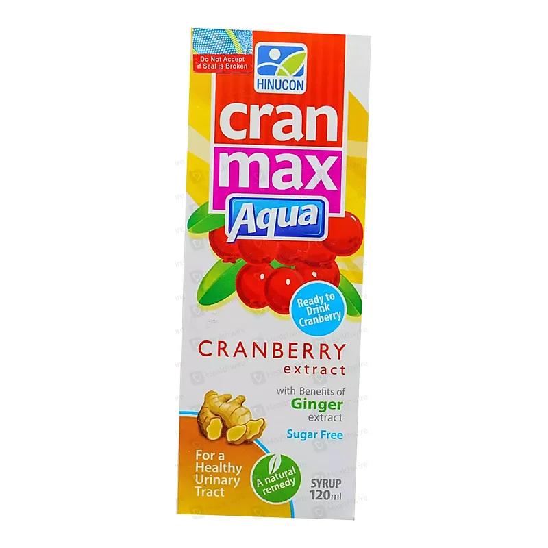 Cran Max Aqua (120Ml) Suger Free Syrup