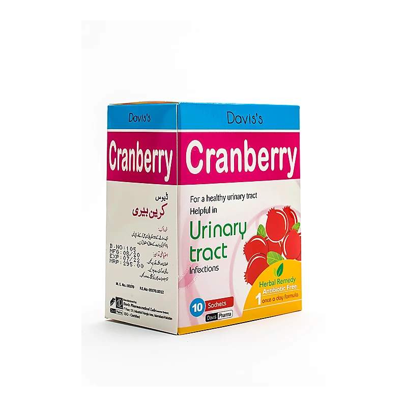 Cranzin Sachet — authentic medicine packaging