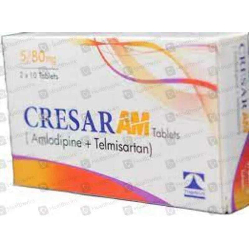 Cresar Am (5/80Mg) 20 Tablets — authentic medicine packaging