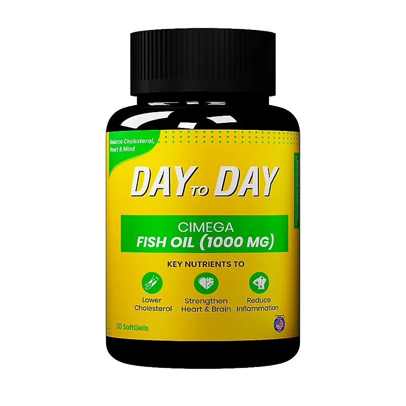 Day To Day Cimega Fish Oil (1000Mg) 30 Softgels — authentic medicine packaging