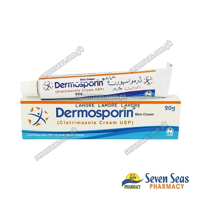 Dermosporin (20G) Skin Cream — authentic medicine packaging
