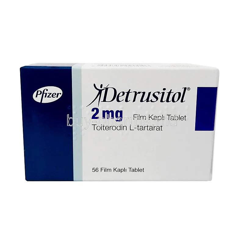 Detrusitol (2Mg) 28 Tablets — authentic medicine packaging