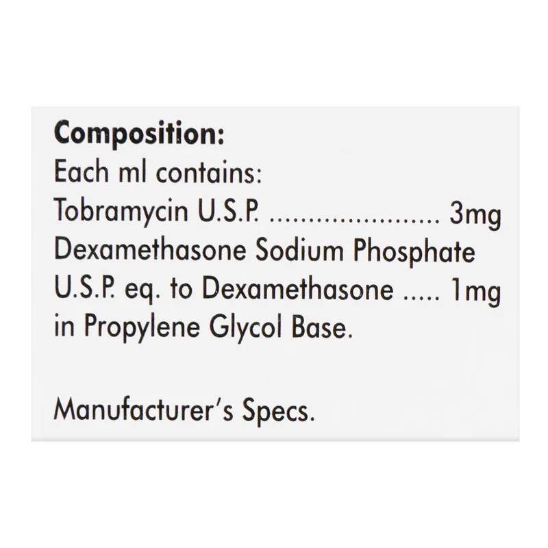 Dexatob (0.3/0.1%) 5Ml Ear Drops — authentic medicine packaging