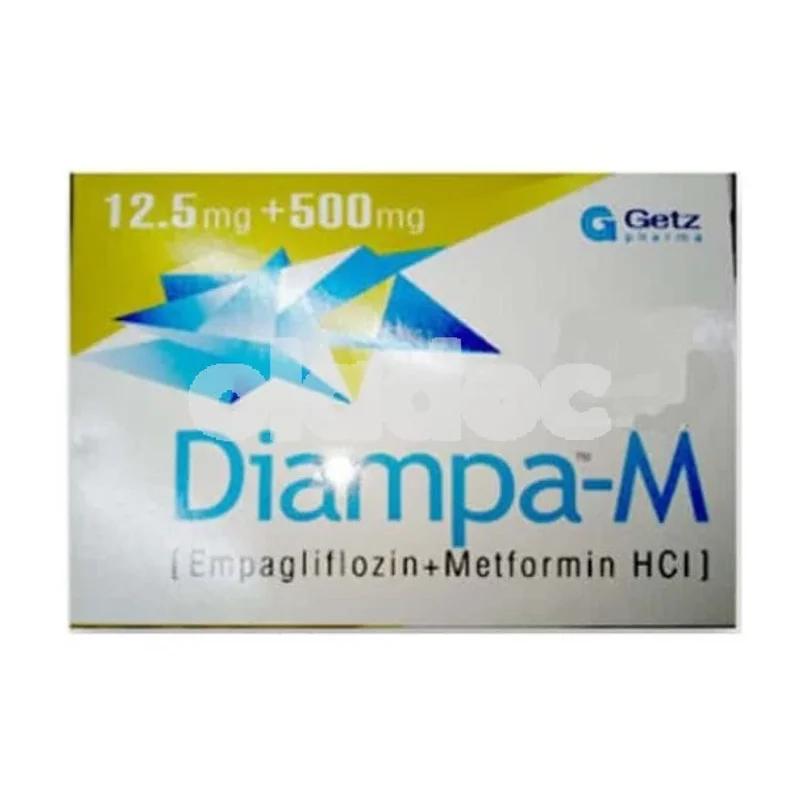 Diampa-M (12.5/500Mg) 14 Tablets