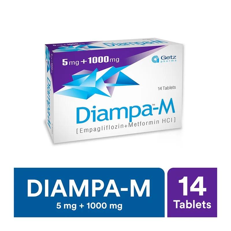 Diampa-M (5/1000Mg) 14 Tablets