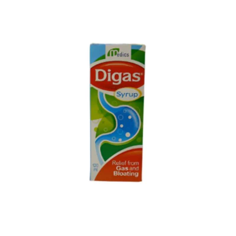 Digas (120Ml) Syrup — authentic medicine packaging