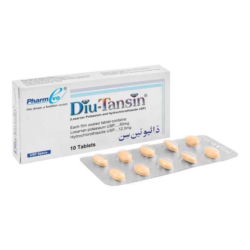 Diu-Tansin ( 50/12.5Mg) 10 Tablets