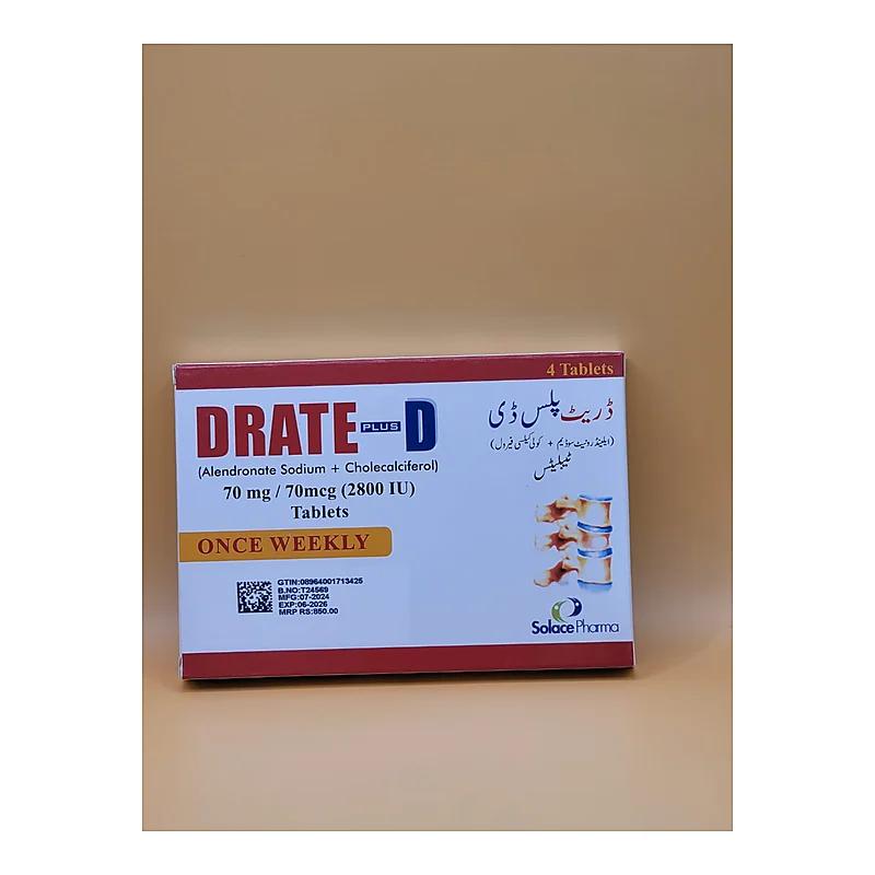 Drate (70Mg) 4 Tablets