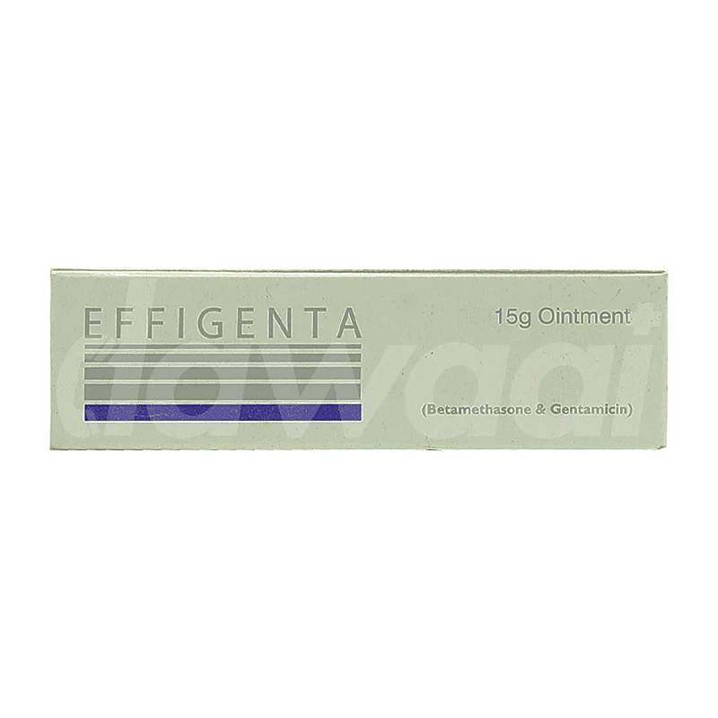 Effigenta (0.5/1Mg) 15G Ointment — authentic medicine packaging