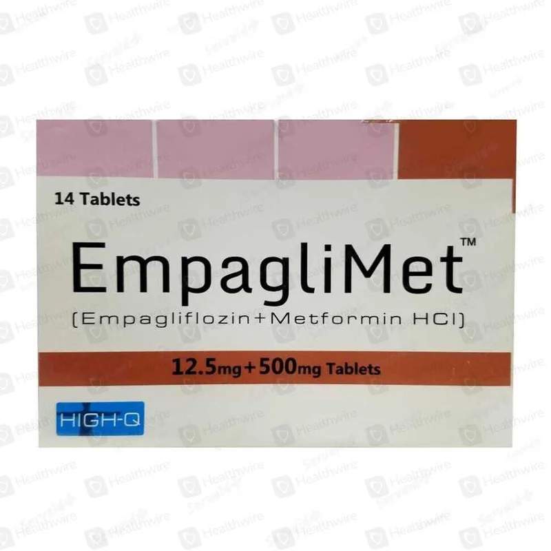 Empaglimet (12.5/500Mg) 14 Tablets — authentic medicine packaging