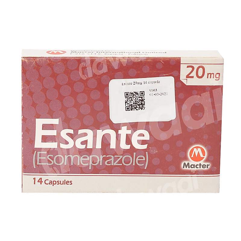 Esante (40Mg) 14 Capsules — authentic medicine packaging