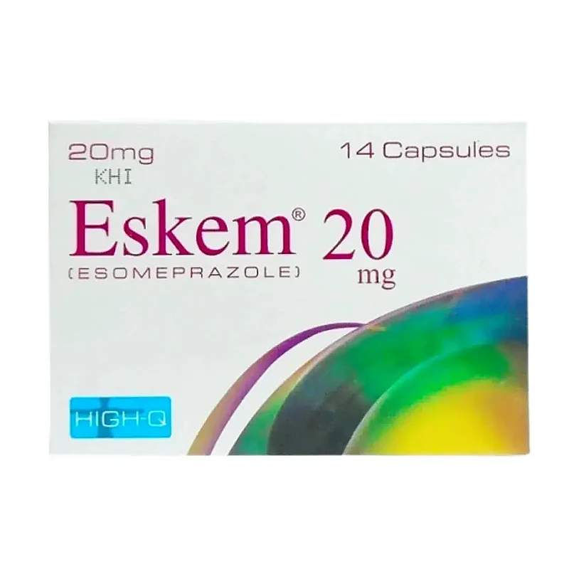 Eskem (40Mg) 14 Capsules — authentic medicine packaging