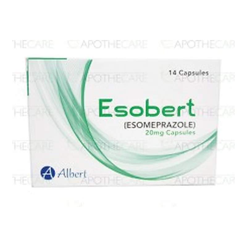 Esobert (20Mg) 14 Capsules — authentic medicine packaging