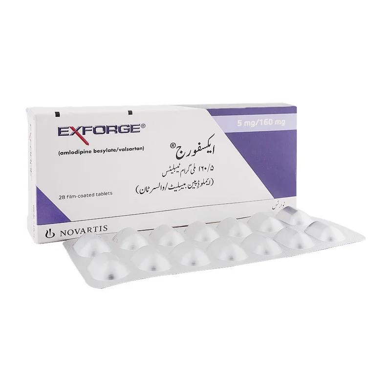 Exforge (5/160Mg) 28 Tablets
