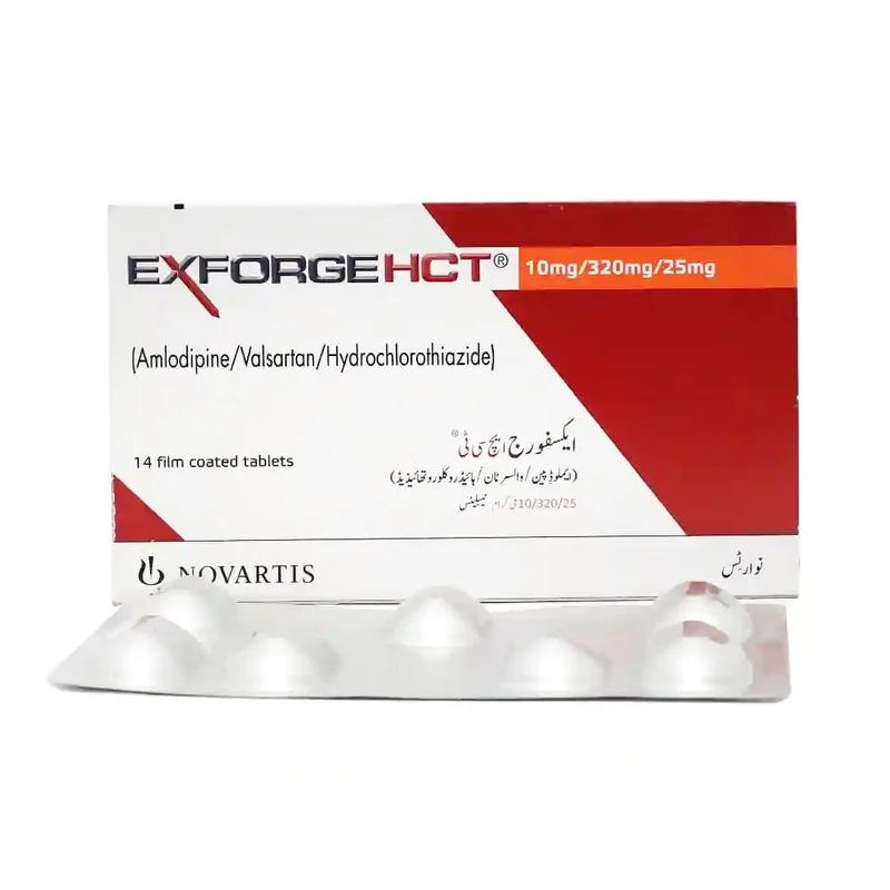 Exforge Hct (10/320/25Mg) 14 Tablets