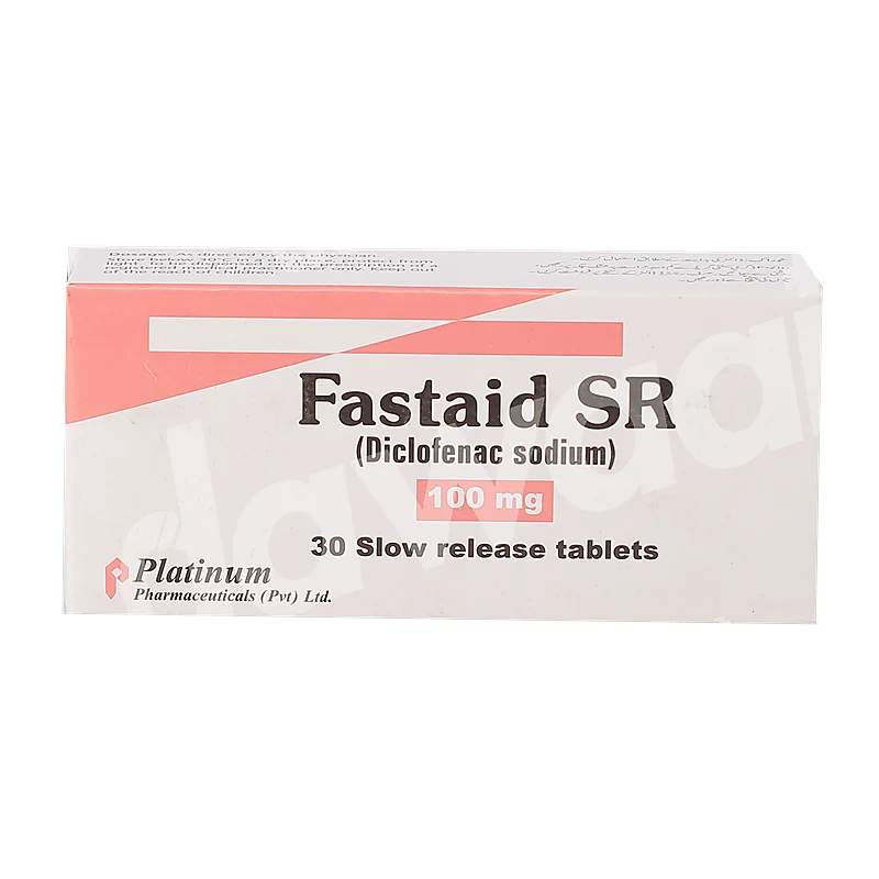 Fastaid Sr (100Mg) 30 Tablets — authentic medicine packaging