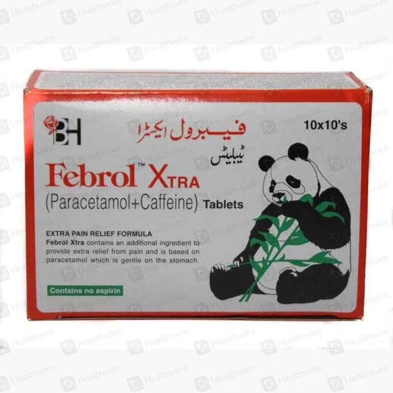 Febrol Xtra (500/65Mg) 100 Tablets