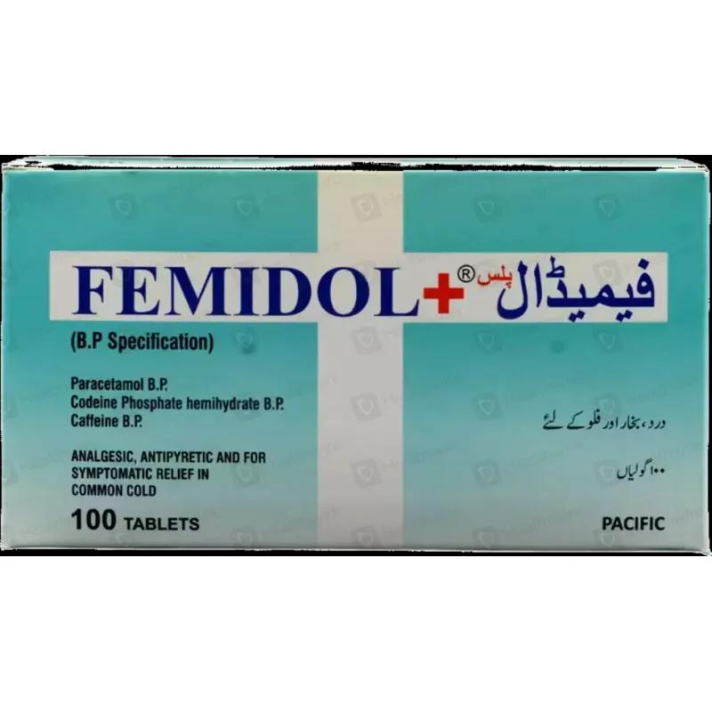 Femidol Plus (500/15/15Mg) 100 Tablets