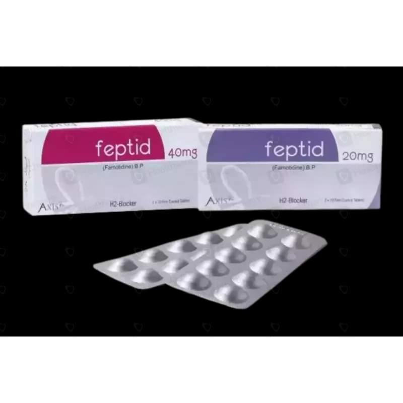 Feptid (40mg) 10 Tablets — authentic medicine packaging