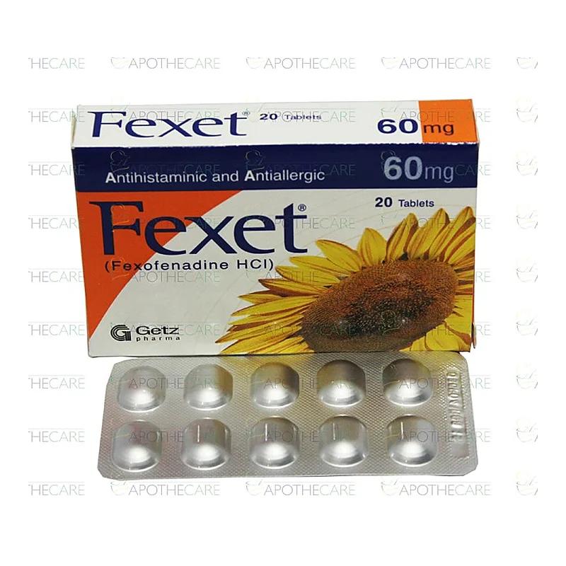 Fexet (60Mg) 20 Tablets