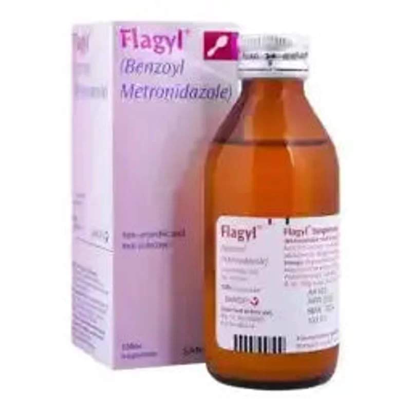 Flagyl (200Mg/5Ml) 120Ml Suspension — authentic medicine packaging