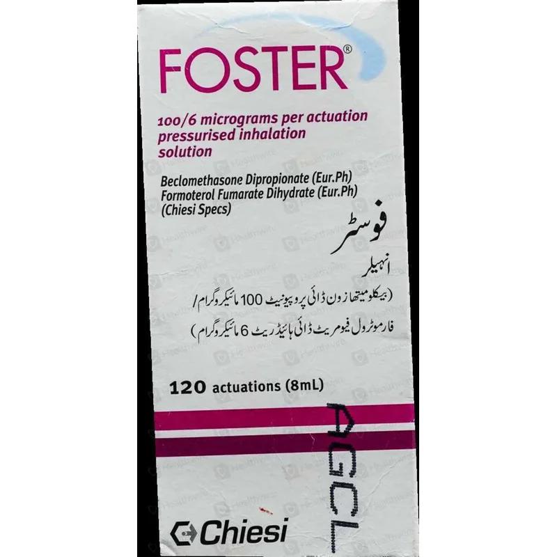Foster (100/6Mcg) 120 Actuations Inhaler