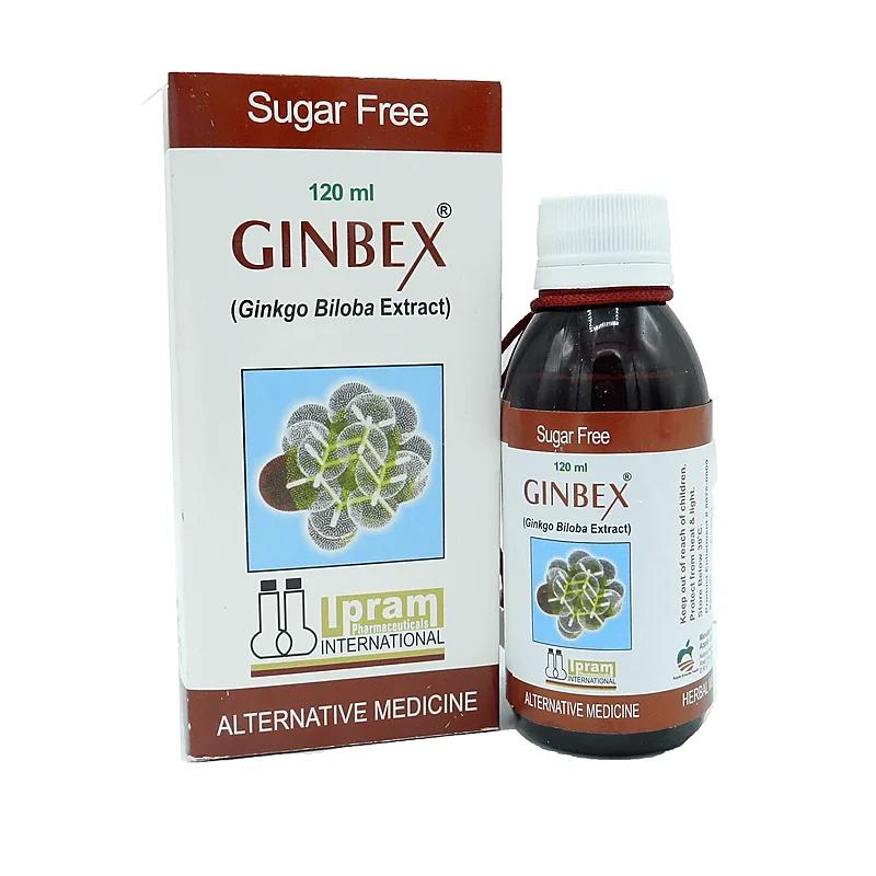 Ginbex (Sugar Free) 120Ml Syrup