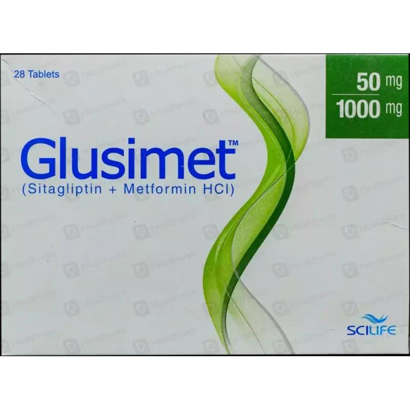 Glusimet (50/1000Mg) 28 Tablets