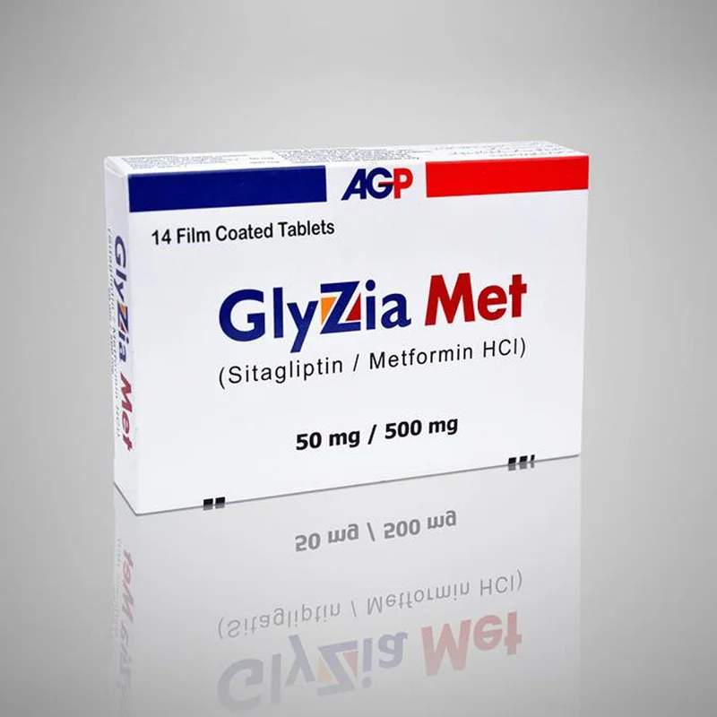 Glyzia Met (50/500Mg) 14 Tablets — authentic medicine packaging