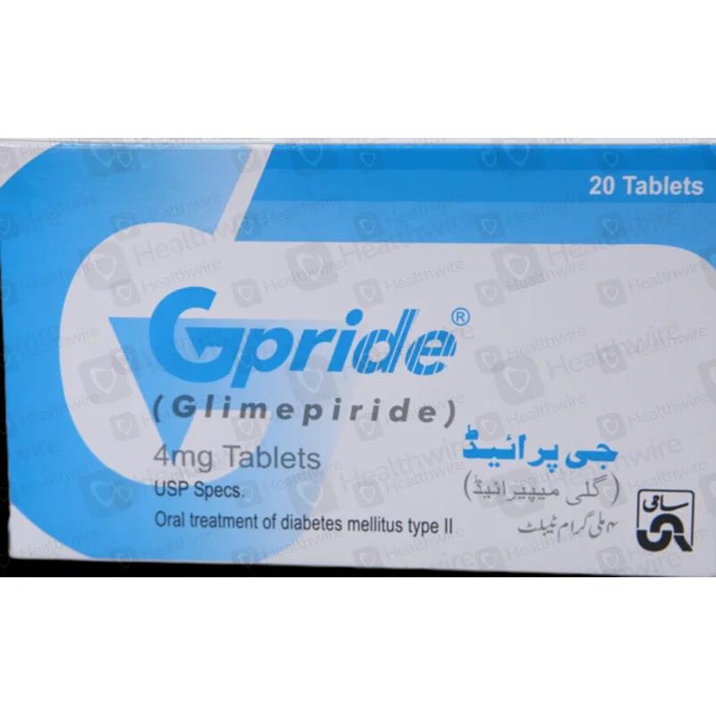Gpride (4Mg) 30 Tablets