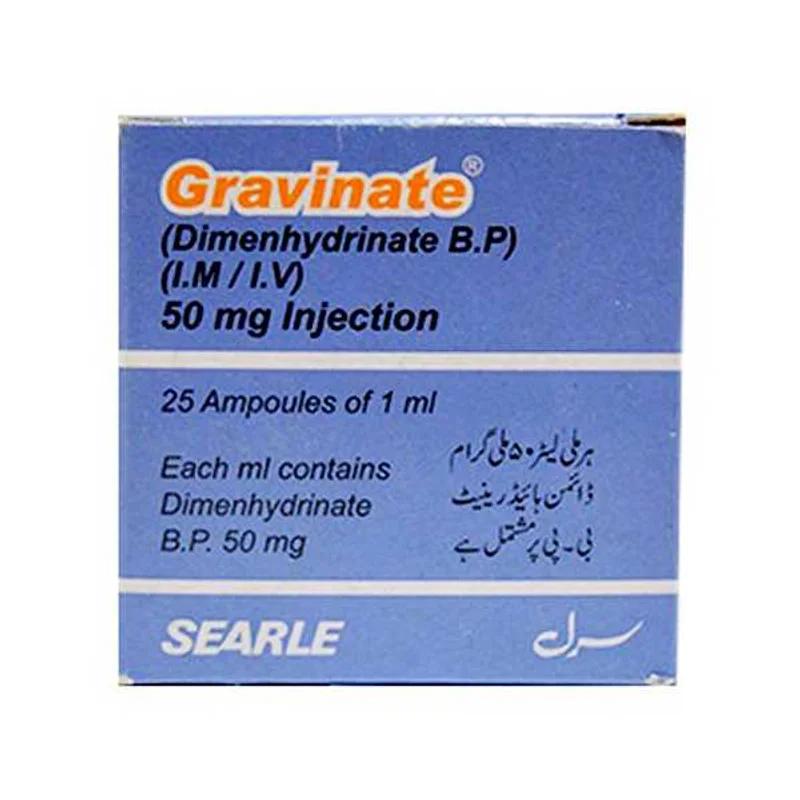 Gravinate (50Mg) 1Ml, 25 Ampoule Injections