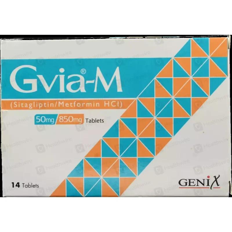 Gvia-M (50/850Mg) 28 Tablets 1 Pack