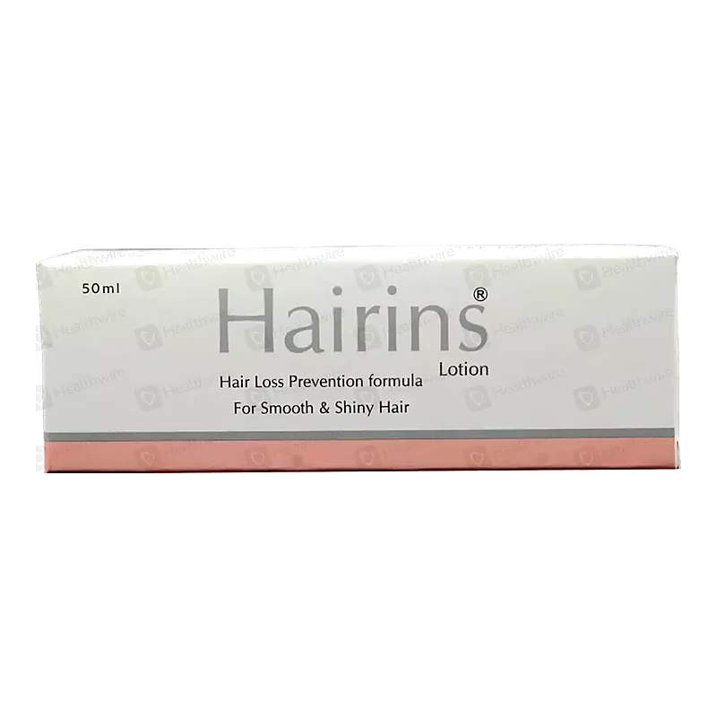 Hairins (50Ml) Hair Lotion — authentic medicine packaging