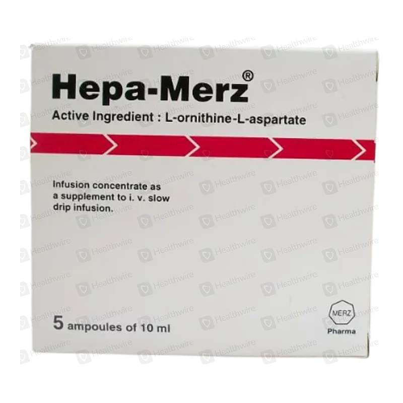 Hepa-Merz (5G) 10Ml, 1S Ampoule Infusions — authentic medicine packaging
