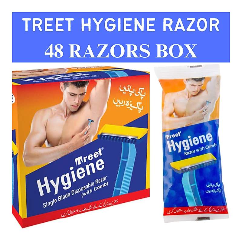 Hygiene Treet Razor — authentic medicine packaging