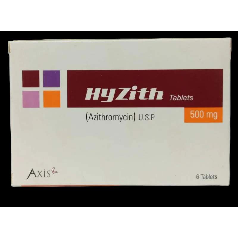 Hyzith (500Mg) 6 Tablets — authentic medicine packaging