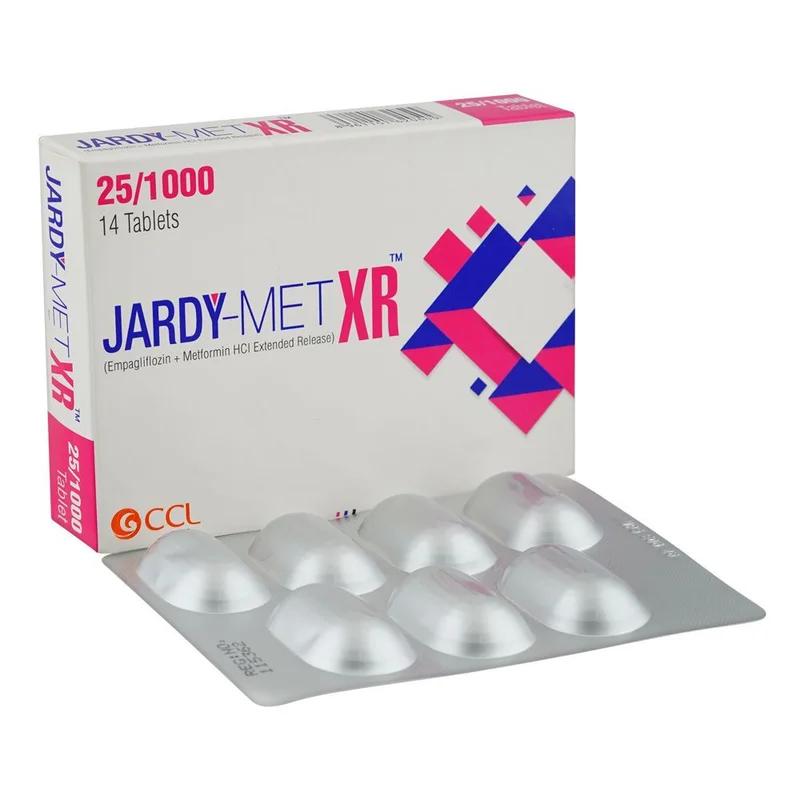 Jardy-Met Xr (12.5Mg/1000Mg) 14 Tablets