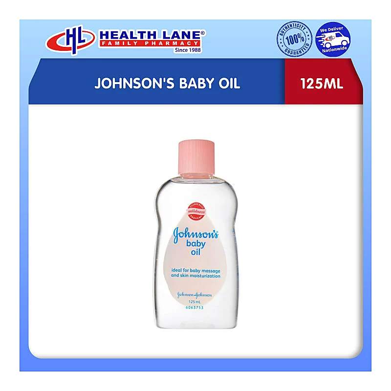 Johnson'S (125Ml) Baby Oil — authentic medicine packaging