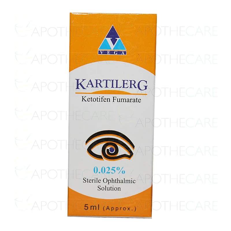Kartilerg (0.025%) 5Ml Drops — authentic medicine packaging