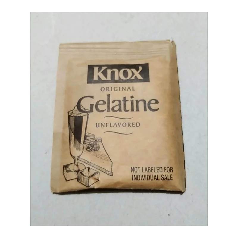 KNOX SACHETS — authentic medicine packaging