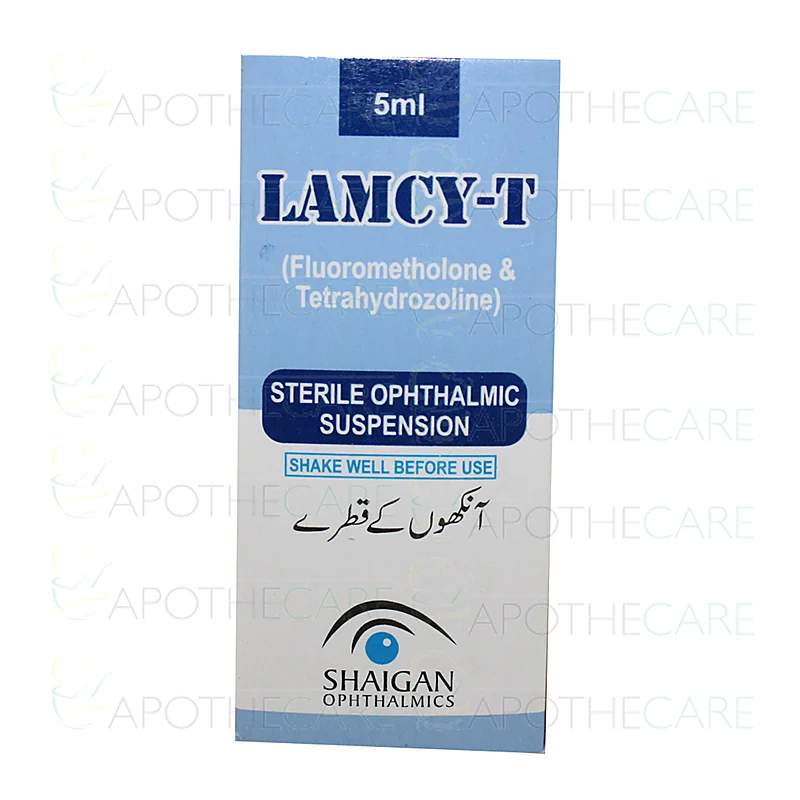 Lamcy-T (0.1/0.025%) 5Ml Eye Drops — authentic medicine packaging