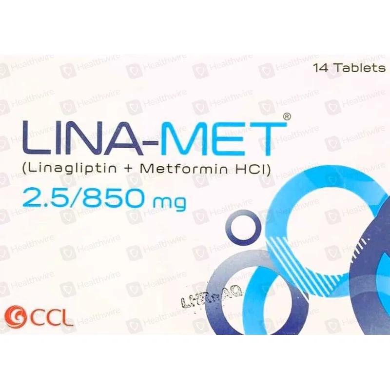 Lina-Met Xr (2.5/850Mg) 14 Tablets