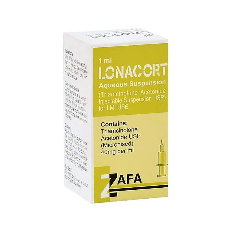 Lonacort (40Mg/Ml) 1Ml Injection — authentic medicine packaging